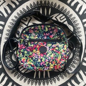 Floral Kipling Crossbody Purse